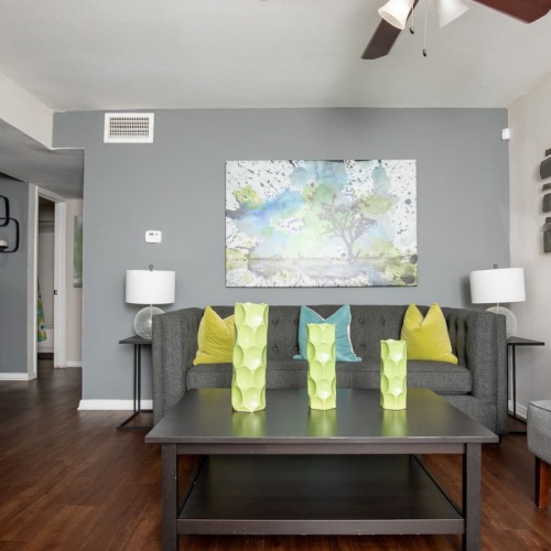 Living areas tailored for relaxing and unwinding living room with modern decor